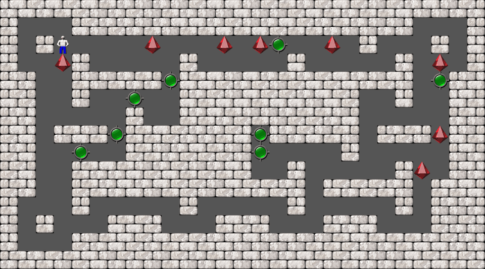 Sokoban Bugs550 collection level 68